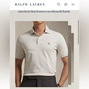 Ralph Lauren Classic Fit Soft Cotton Polo Shirt